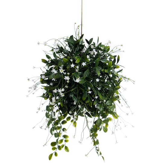 Michaels, 15" Hanging Blossom UV Decoration by Ashland® – Category: Potted Plants
